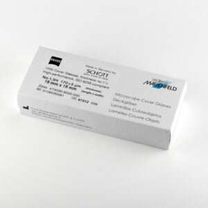 Cover glass high performance 18X18mm